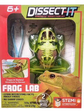 NEW Dissect-it Synthetic Lab Dissection Toy STEM KIT CRAFT Project Frog Biology